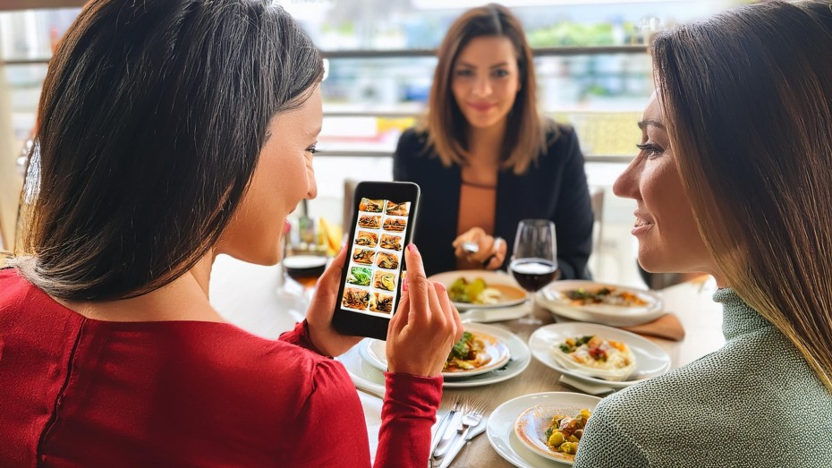 menu smartphone